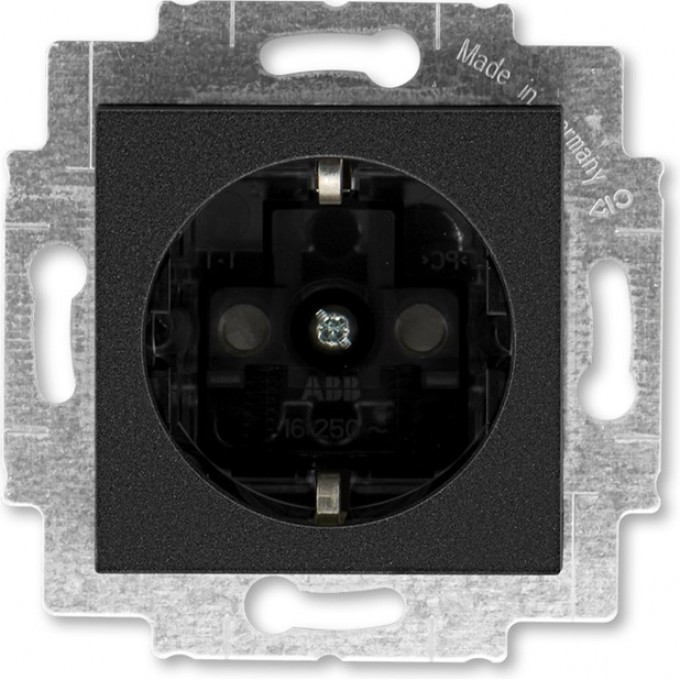 Механизм розетки ABB LEVIT EPJ антрацит/дымчатый 2CHH203457A6063