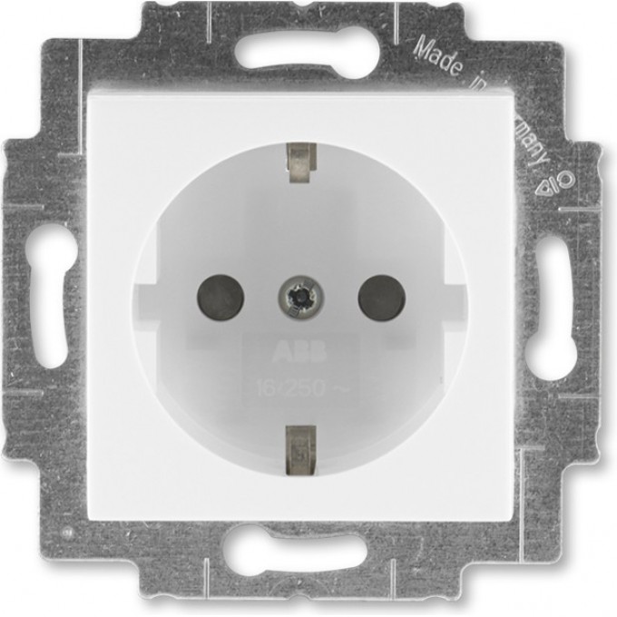 Механизм розетки ABB LEVIT EPJ белый/ледяной 2CHH203457A6001