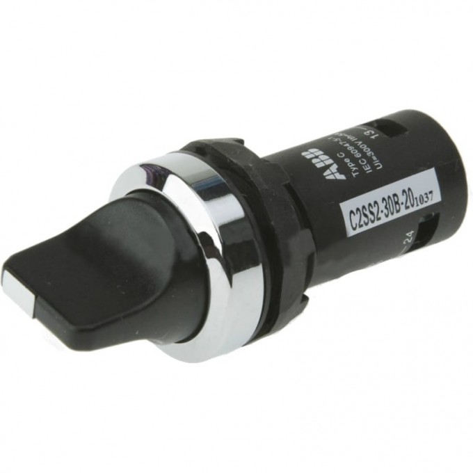 Переключатель ABB C2SS2-30B-11 2-х позиционный (черный) 1SFA619201R3076