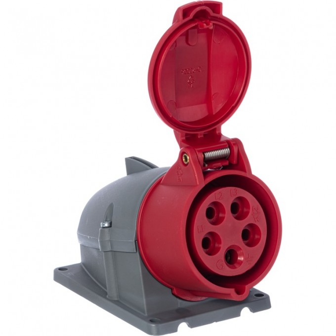 Розетка ABB EASY&SAFE 16 А, 3P+N+E, 380V, IP44 для монтажа на поверхность 2CMA193115R1000