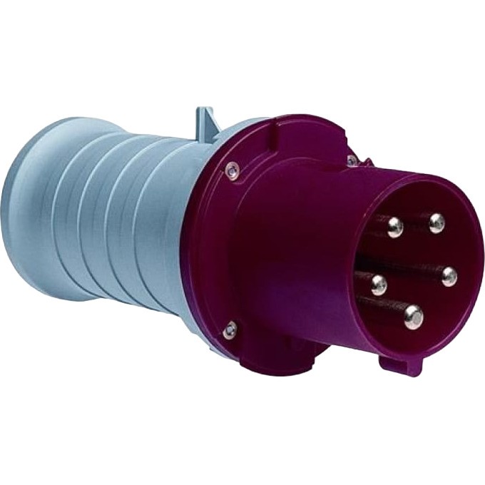 Вилка электрическая кабельная ABB EASY&SAFE 463P6 63А IP44 3P+N+E 6ч 2CMA166764R1000