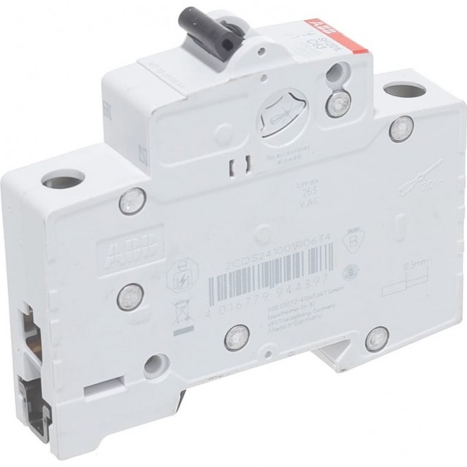 Выключатель автоматический модульный ABB 63А С SH201L 4.5кА 2CDS241001R0634