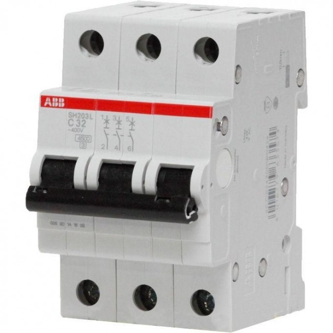 Выключатель автоматический модульный ABB SH203L 3п C 50А 4.5кА C50 2CDS243001R0504